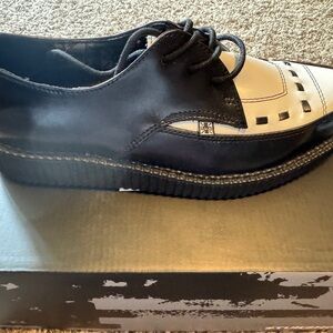 TUK Black and White Men's Dress Shoes